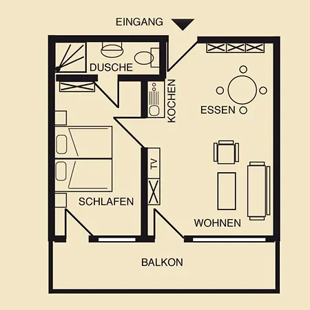Schwalbennest Lejlighed *
