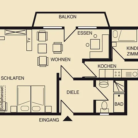 Schwalbennest 아파트 *